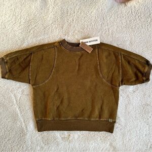 Urban Outfitters Olive Short Sleeve Top